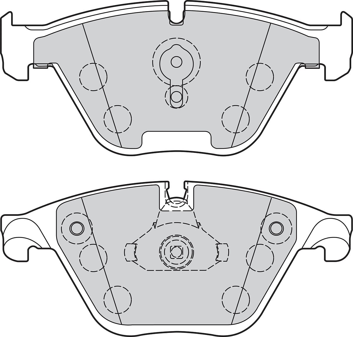 Jeu de 4 plaquettes de frein VALEO ref. 302273